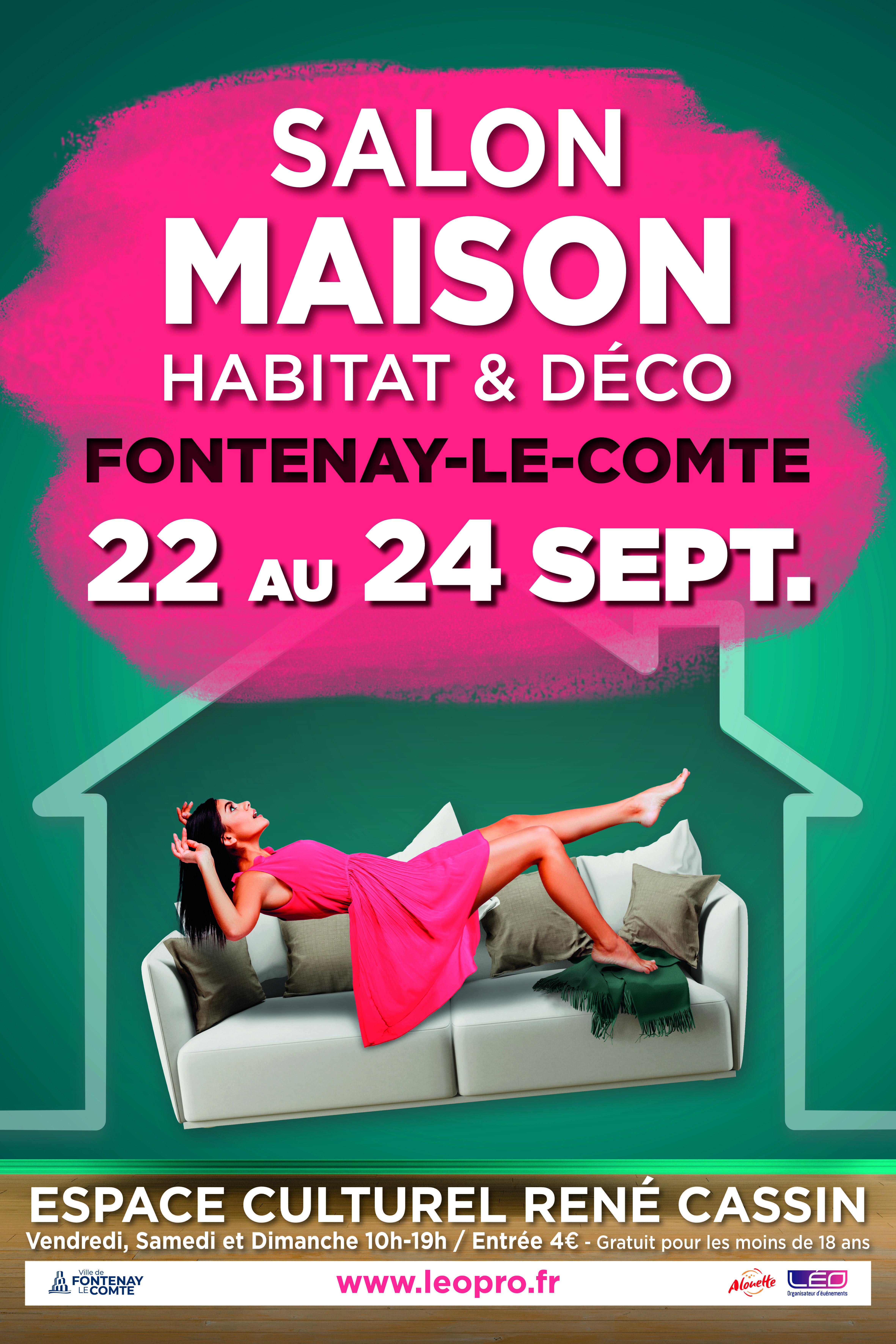 AFFICHE SALON MAISONS HABITAT DECO