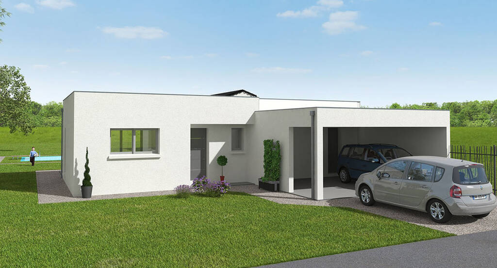 Maison contemporaine - 103.50m² - Sérigné