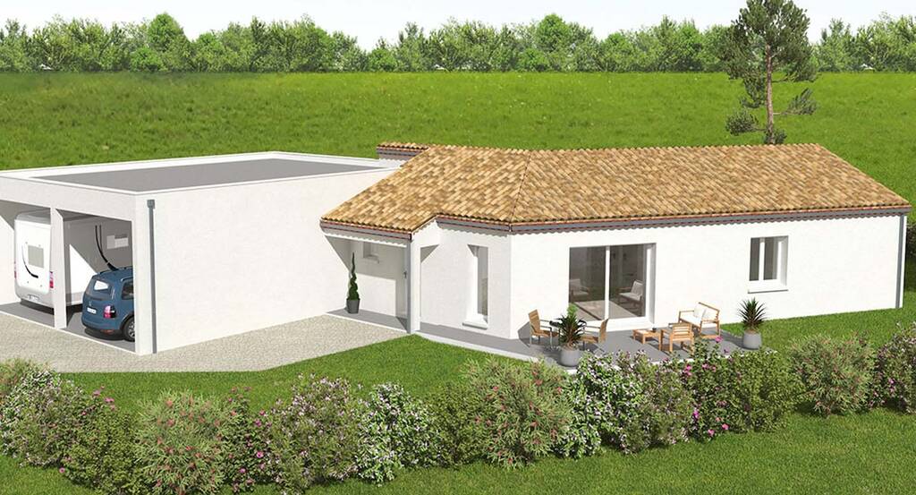 Maison contemporaine - 96.50 m² - Fontenay-le-Comte - 2